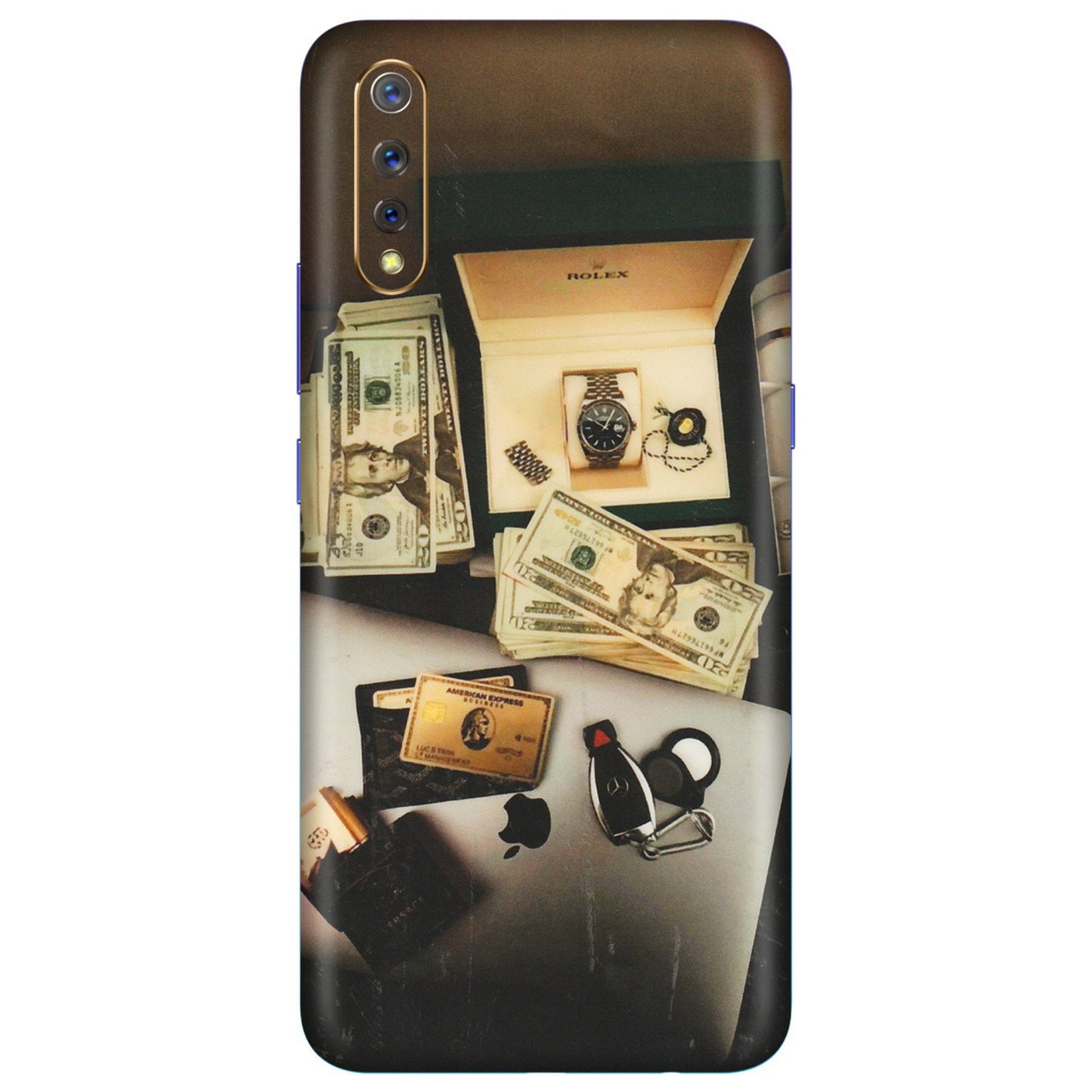 VIVO Z/V/X/T/U/S Series Phone Skins (All Models) - Luxury Lifestyle - Transparent Finish (T-11) Vivo S1