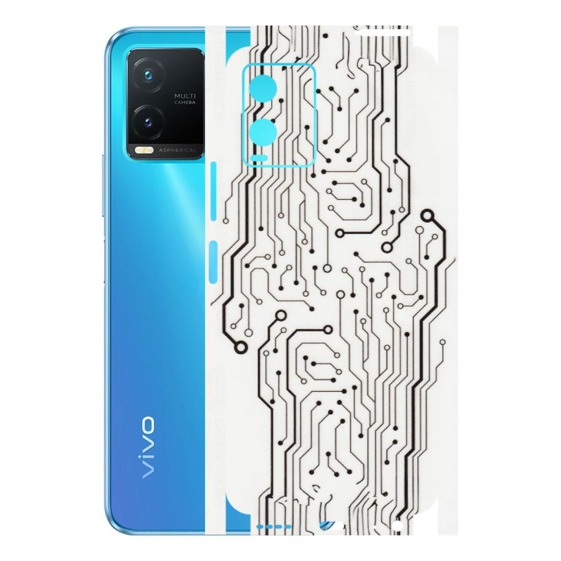 VIVO Z/V/X/T/U/S Series Phone Skins (All Models) - Tech Circuits - Transparent Finish (T-03) Vivo T1X