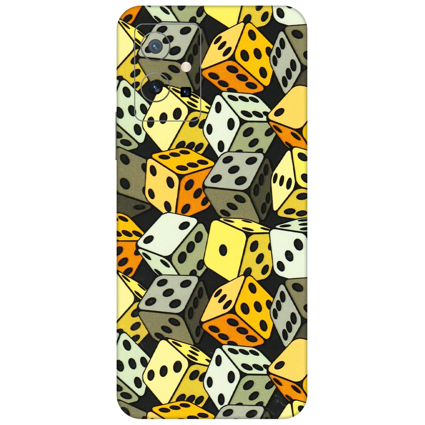 VIVO Z/V/X/T/U/S Series Phone Skins (All Models) - Dices Of Life - 3D Embossed Finish (L-04) Vivo T1 (5G)