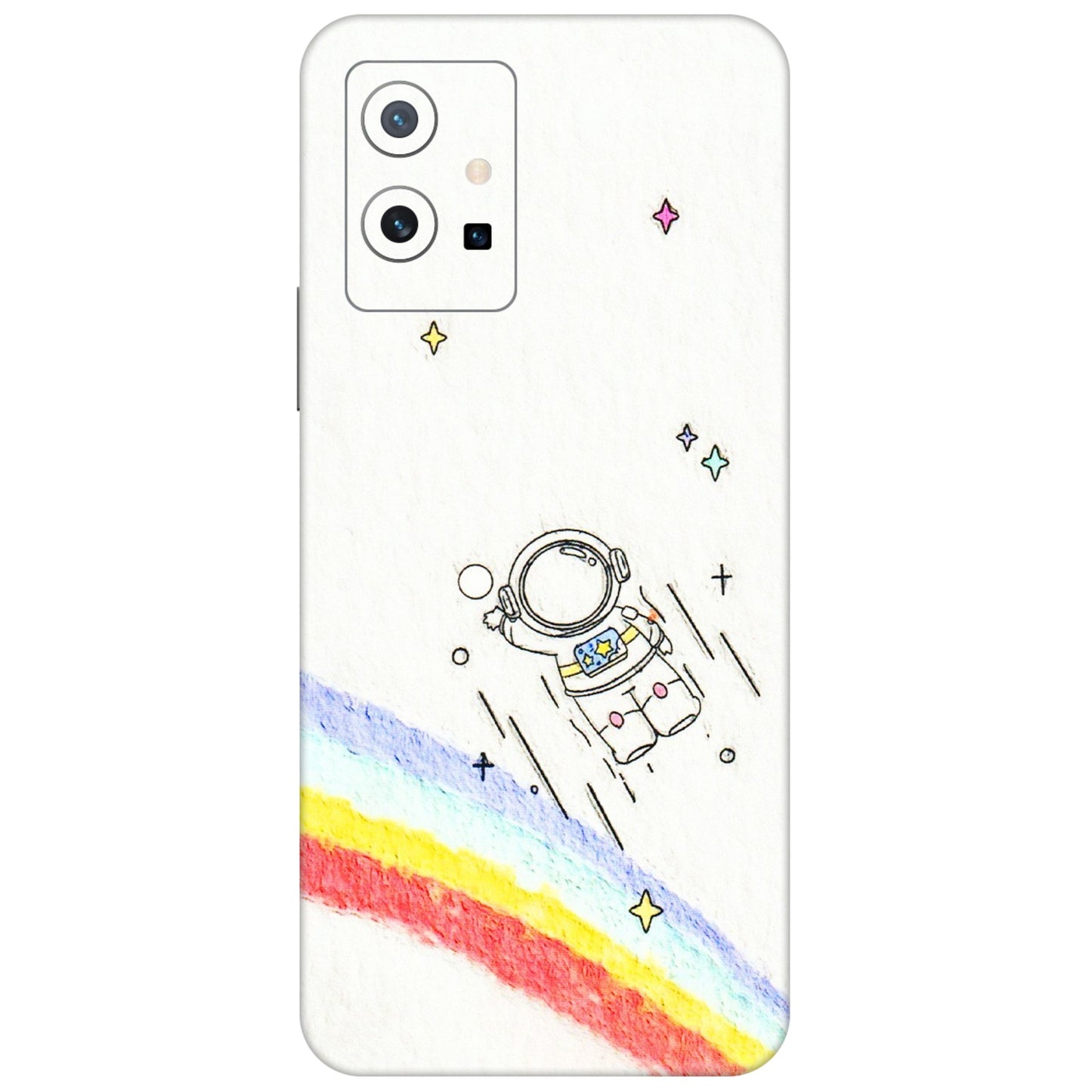 VIVO Z/V/X/T/U/S Series Phone Skins (All Models) - Milkyway Astronaut - 3D Embossed Finish (L-110) Vivo T1 (5G)