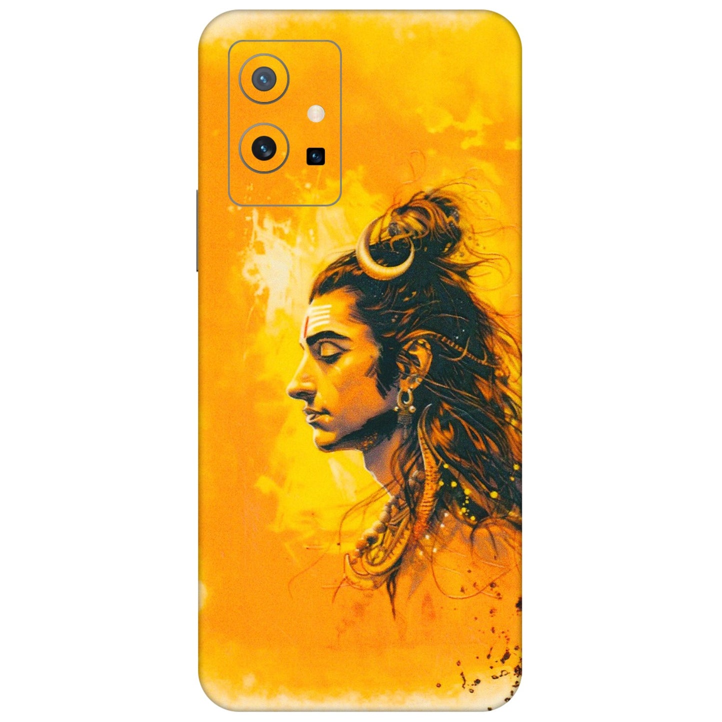 VIVO Z/V/X/T/U/S Series Phone Skins (All Models) - Shiv Shakti - 3D Embossed Finish (L-14) Vivo T1 (5G)