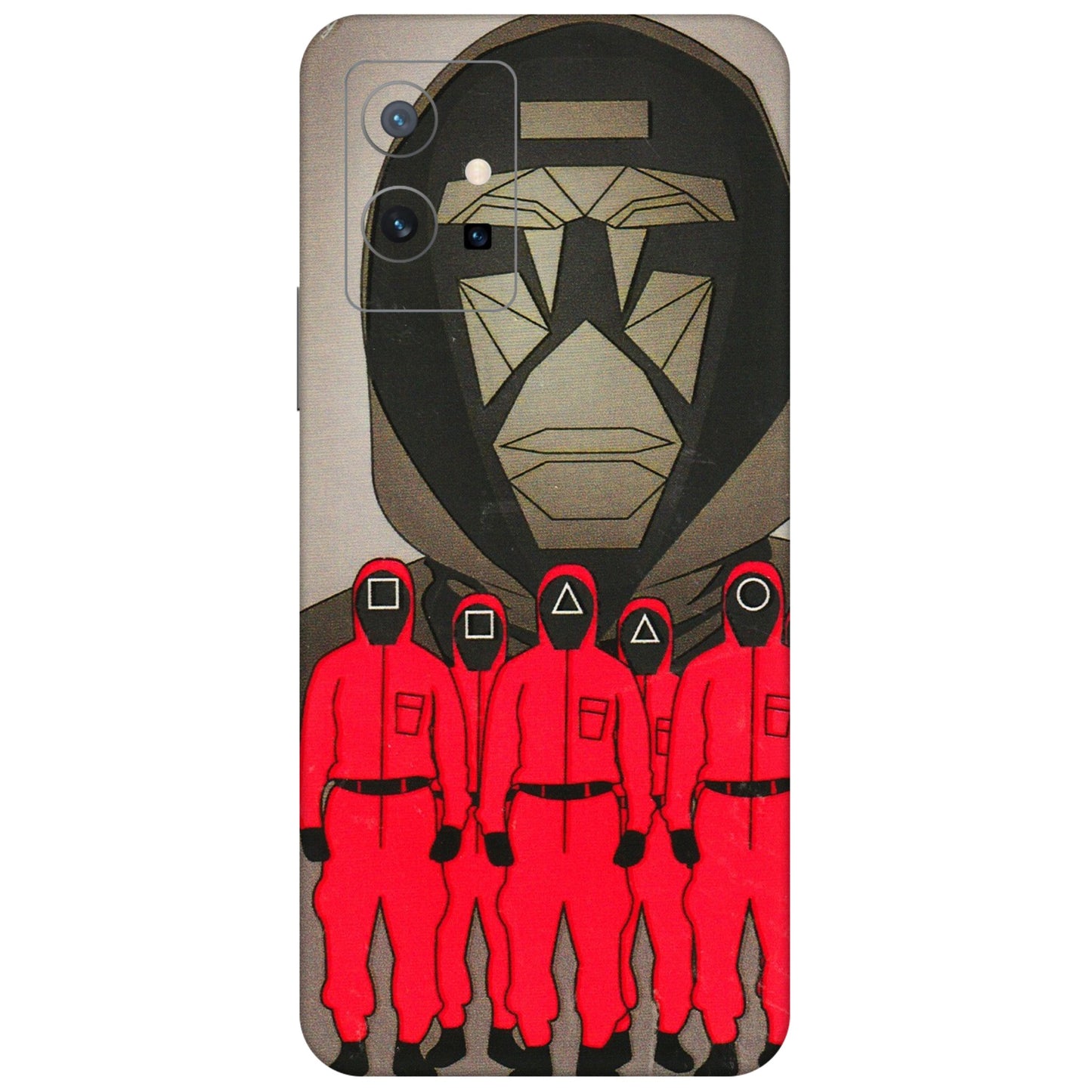 VIVO Z/V/X/T/U/S Series Phone Skins (All Models) - Squid Game Hero - 3D Embossed Finish (L-245) Vivo T1 (5G)