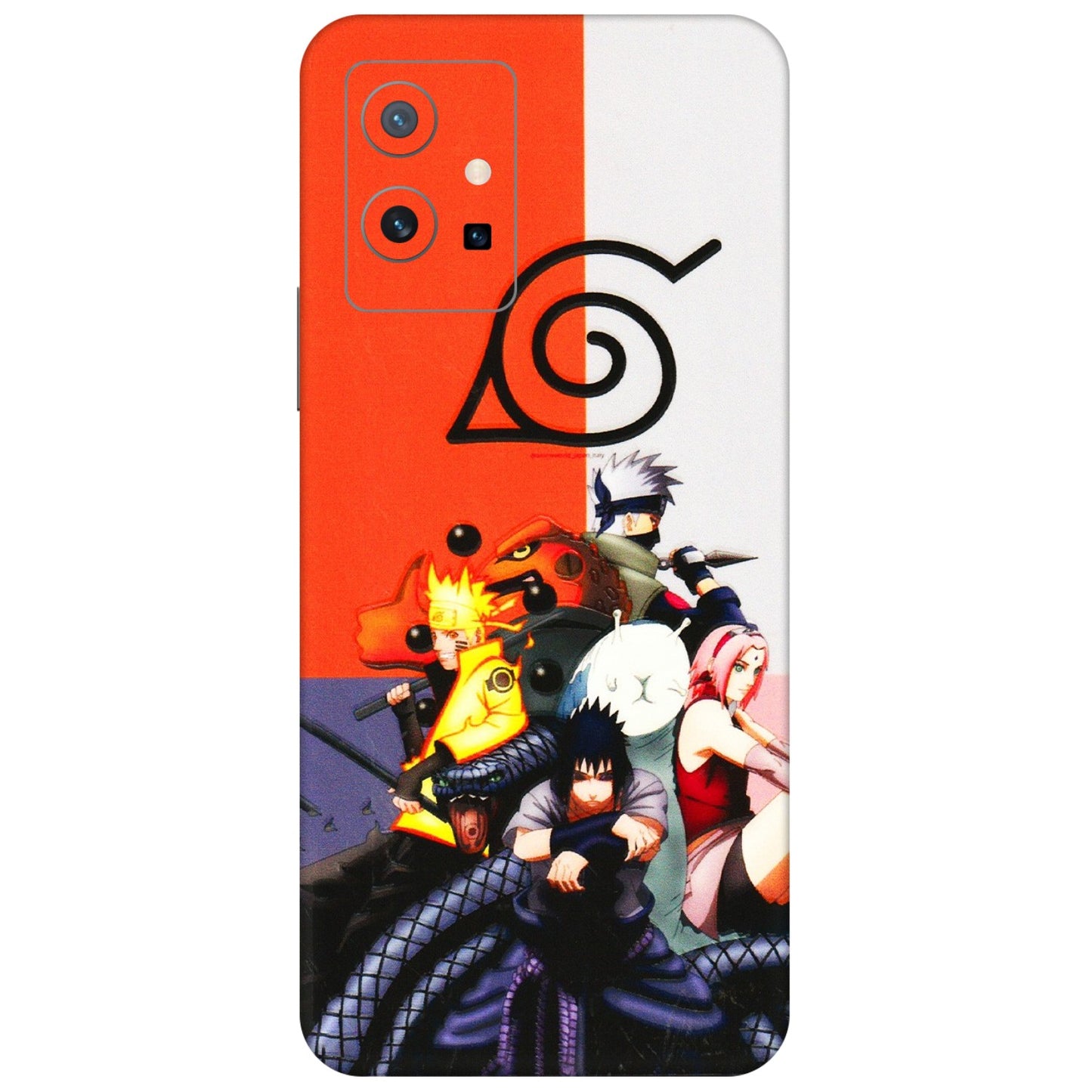 VIVO Z/V/X/T/U/S Series Phone Skins (All Models) - Naruto Final Fight - 3D Embossed Finish (L-33) Vivo T1 (5G)