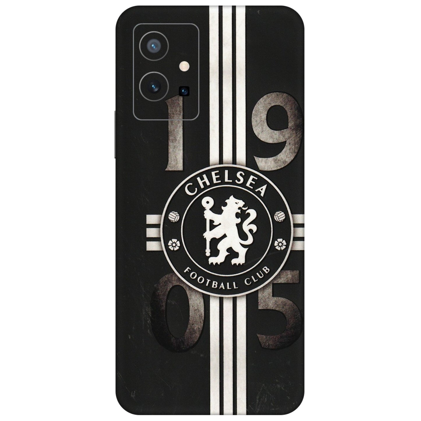 VIVO Z/V/X/T/U/S Series Phone Skins (All Models) - Chelsea Fan Club - 3D Embossed Finish (L-36) Vivo T1 (5G)