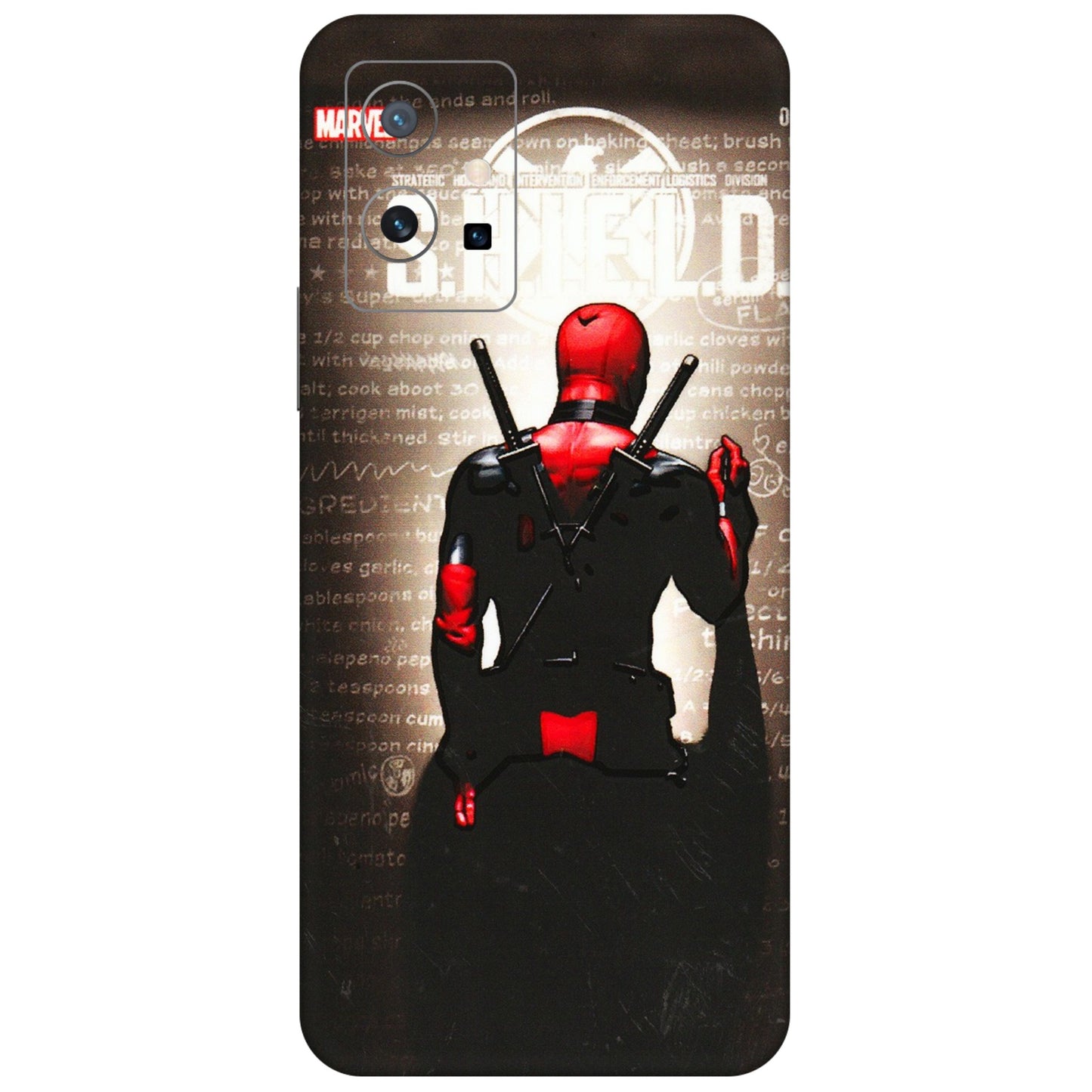 VIVO Z/V/X/T/U/S Series Phone Skins (All Models) - Deadpool - 3D Embossed Finish (L-56) Vivo T1 (5G)