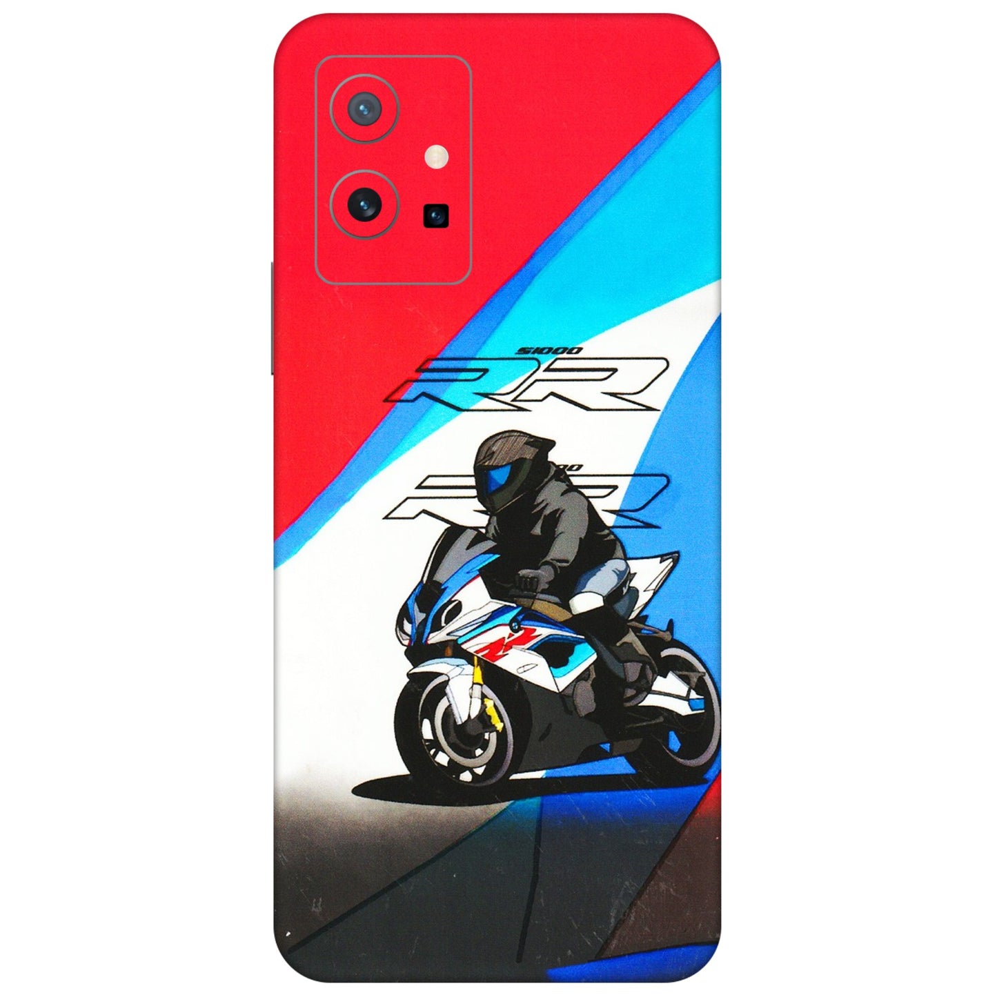 VIVO Z/V/X/T/U/S Series Phone Skins (All Models) - Bikers Love - 3D Embossed Finish (L-58) Vivo T1 (5G)