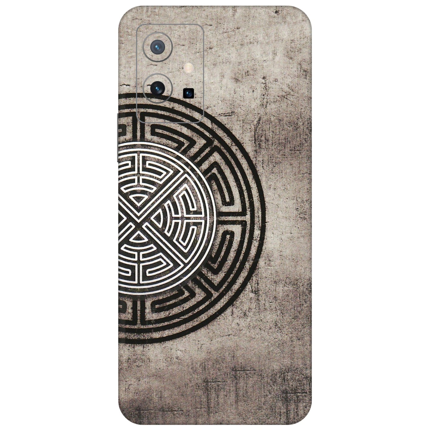 VIVO Z/V/X/T/U/S Series Phone Skins (All Models) - Mysterious Circular Design - 3D Embossed Finish (L-63) Vivo T1 (5G)