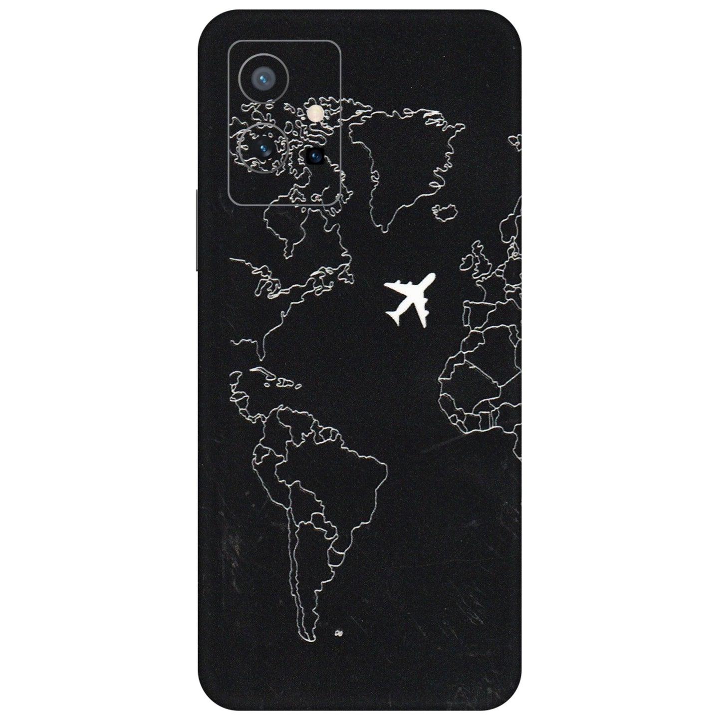 VIVO Z/V/X/T/U/S Series Phone Skins (All Models) - Never Ending Travel - 3D Embossed Finish (L-79) Vivo T1 (5G)