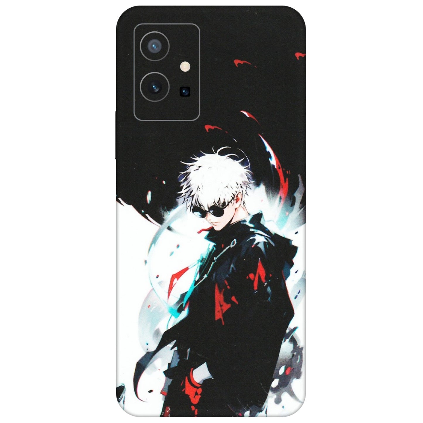 VIVO Z/V/X/T/U/S Series Phone Skins (All Models) - Gojo Powerful Charater Kaisen Anime - Matte Finish (M-144) Vivo T1 (5G)