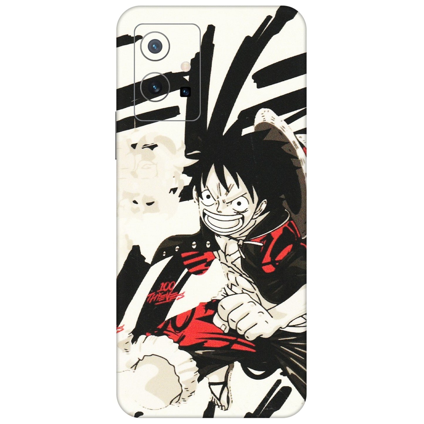 VIVO Z/V/X/T/U/S Series Phone Skins (All Models) - Monkey D.Luffy Manga Anime - Matte Finish (M-145) Vivo T1 (5G)