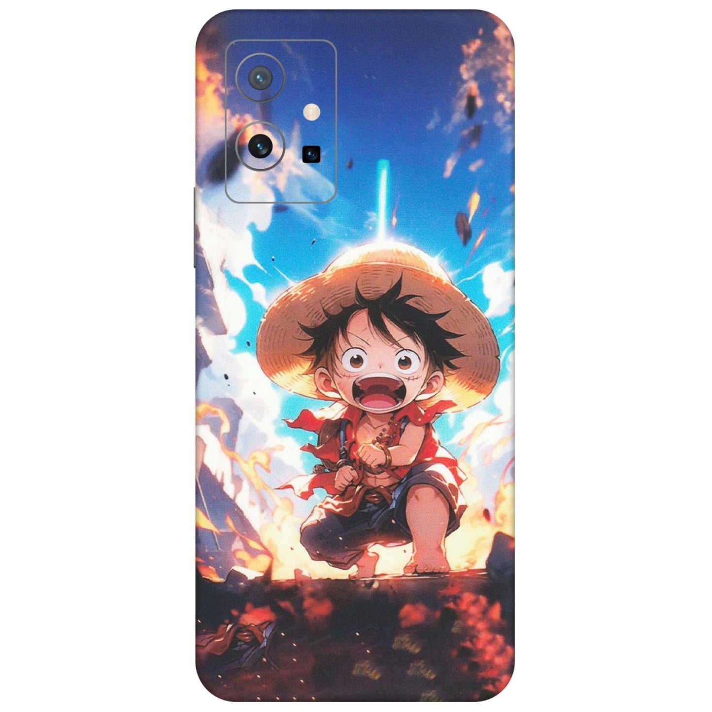VIVO Z/V/X/T/U/S Series Phone Skins (All Models) - Toon One Piece Cute Character - Matte Finish (M-35) Vivo T1 (5G)