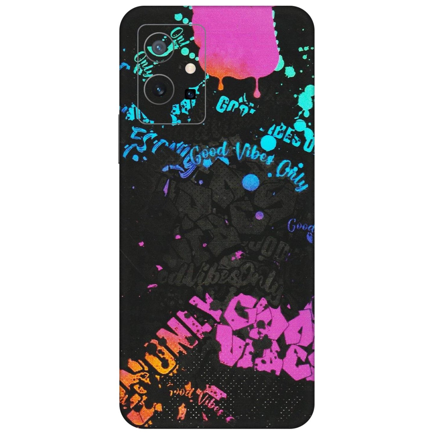 VIVO Z/V/X/T/U/S Series Phone Skins (All Models) - Majestic Black Vibes - Matte Finish (M-62) Vivo T1 (5G)