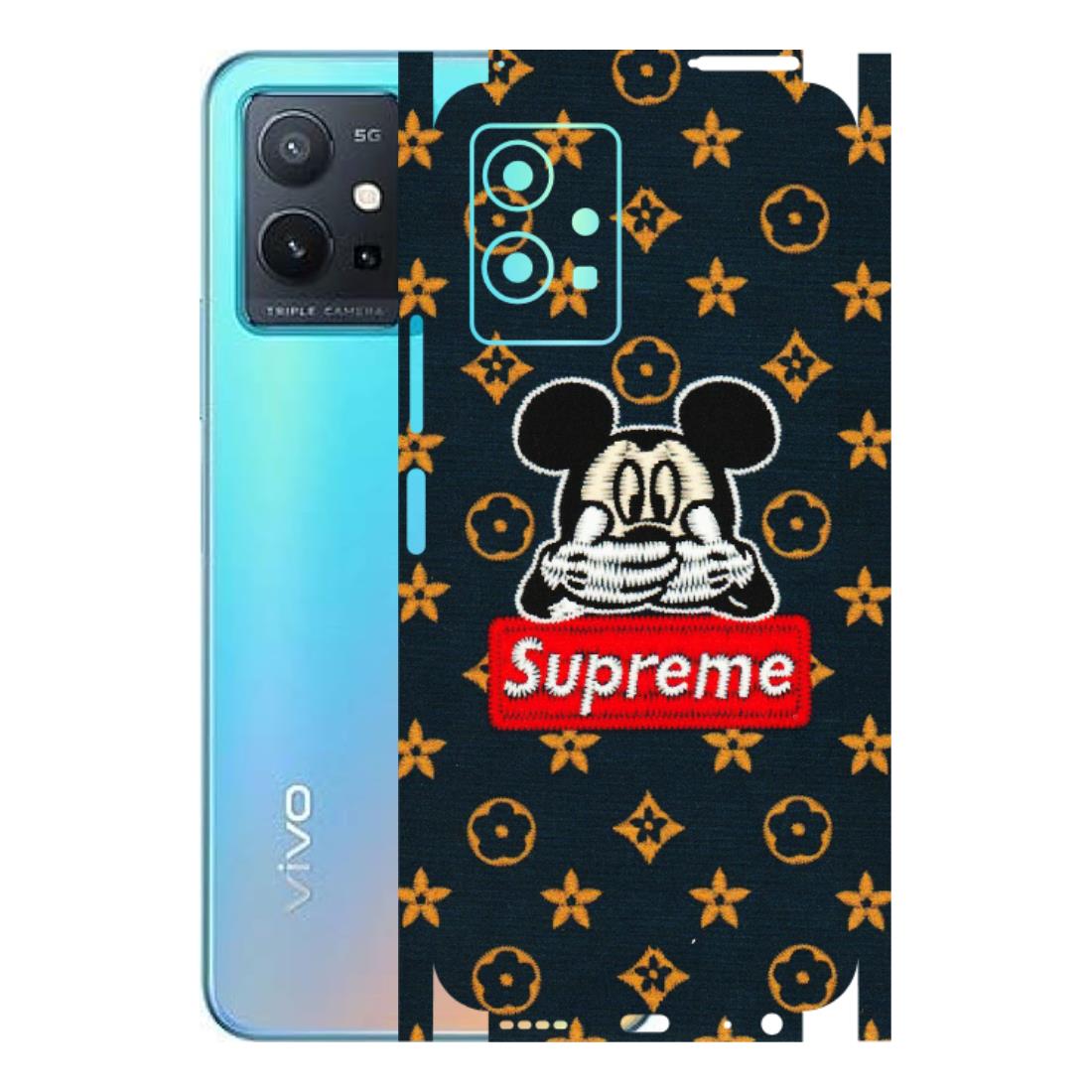 VIVO Z/V/X/T/U/S Series Phone Skins (All Models) - Mickey Supreme - Matte Finish (M-83) Vivo T1 (5G)