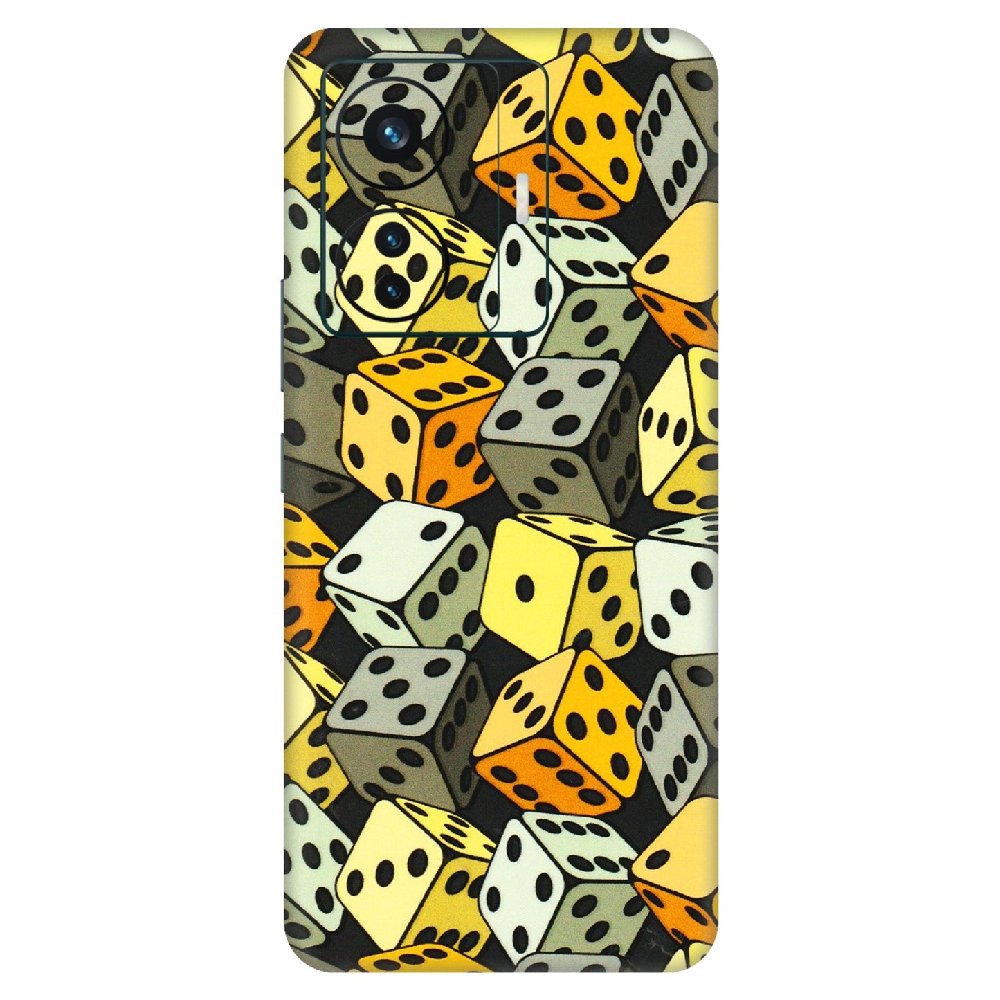 VIVO Z/V/X/T/U/S Series Phone Skins (All Models) - Dices Of Life - 3D Embossed Finish (L-04) Vivo T1 Pro (5G)