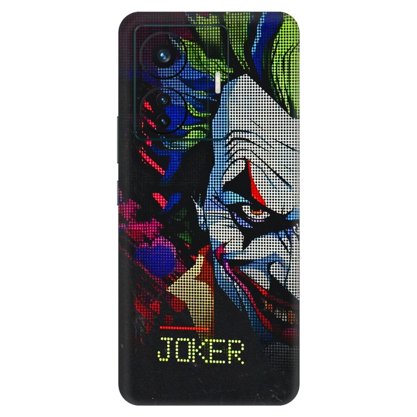 VIVO Z/V/X/T/U/S Series Phone Skins (All Models) - Joker Dot Matrix - 3D Embossed Finish (L-08) Vivo T1 Pro (5G)