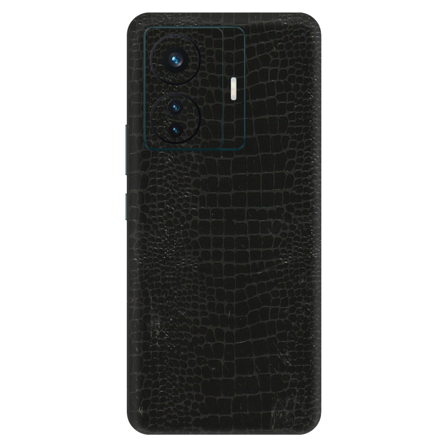 VIVO Z/V/X/T/U/S Series Phone Skins (All Models) - Snake Leather Black - 3D Embossed Finish (L-107) Vivo T1 Pro (5G)