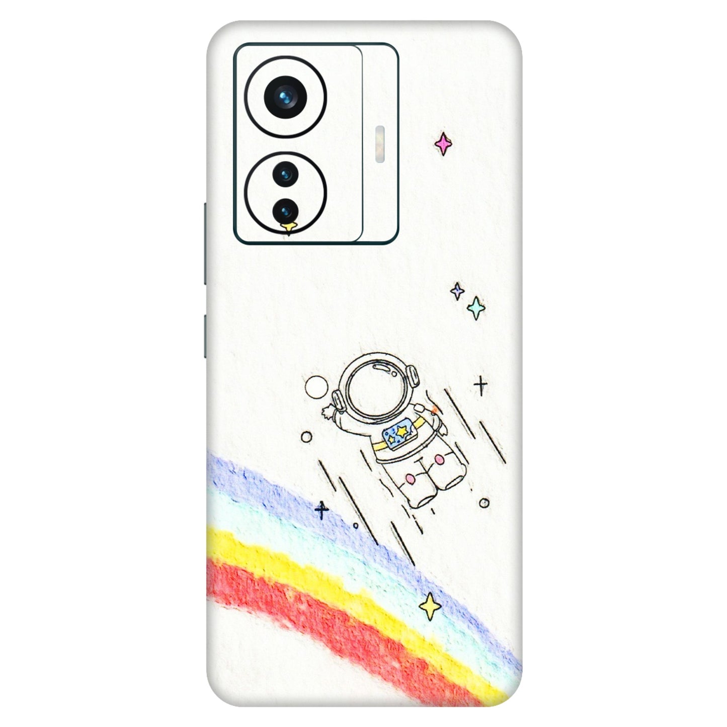 VIVO Z/V/X/T/U/S Series Phone Skins (All Models) - Milkyway Astronaut - 3D Embossed Finish (L-110) Vivo T1 Pro (5G)