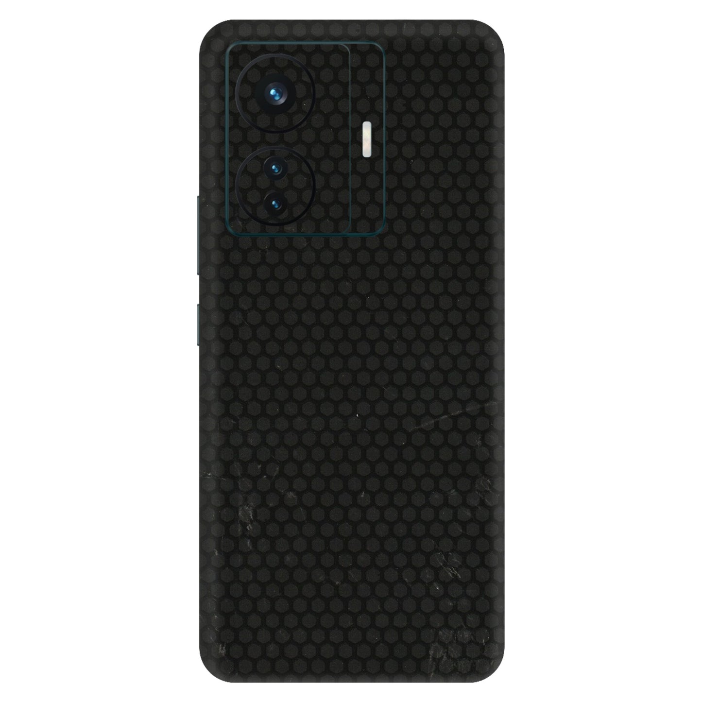 VIVO Z/V/X/T/U/S Series Phone Skins (All Models) - Black honeycomb - 3D Embossed Finish (L-114) Vivo T1 Pro (5G)