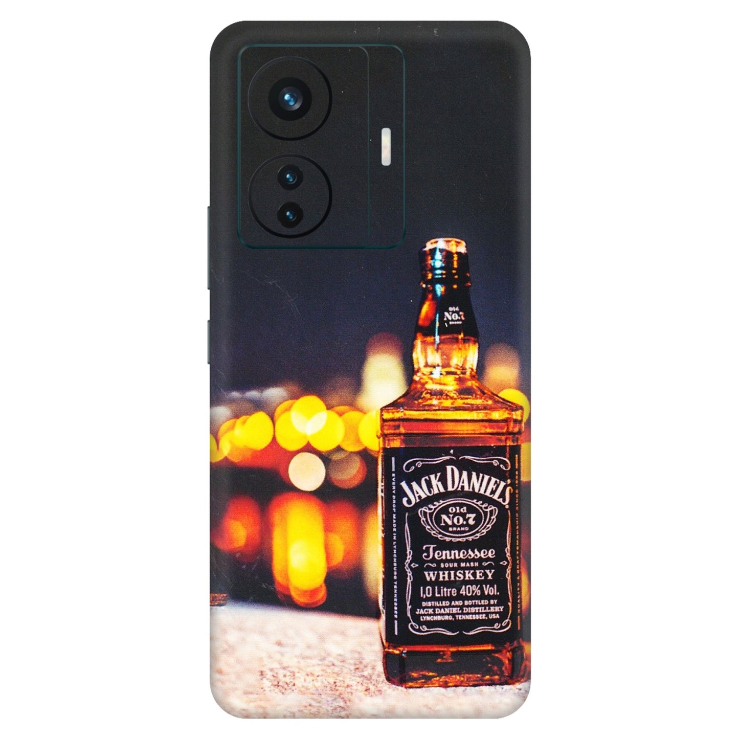 VIVO Z/V/X/T/U/S Series Phone Skins (All Models) - JD Whiskey Bottle - 3D Embossed Finish (L-20) Vivo T1 Pro (5G)