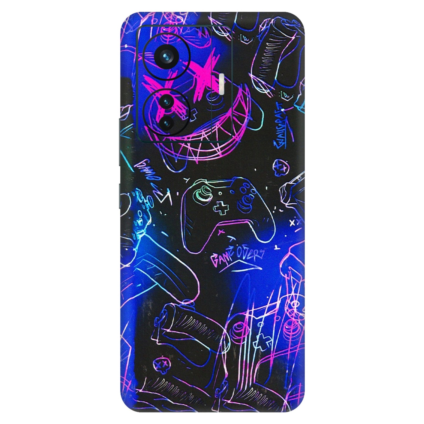 VIVO Z/V/X/T/U/S Series Phone Skins (All Models) - Gamers Paradise - 3D Embossed Finish (L-258) Vivo T1 Pro (5G)