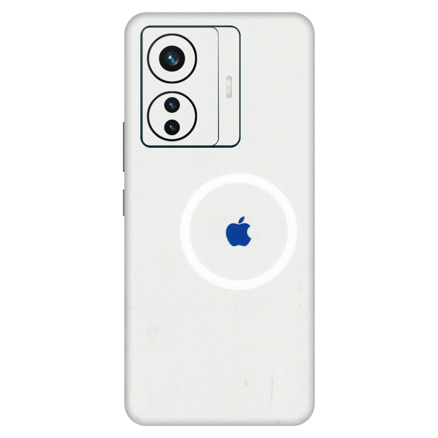 VIVO Z/V/X/T/U/S Series Phone Skins (All Models) - iPhone Magsafe Logo - 3D Embossed Finish (L-320) Vivo T1 Pro (5G)