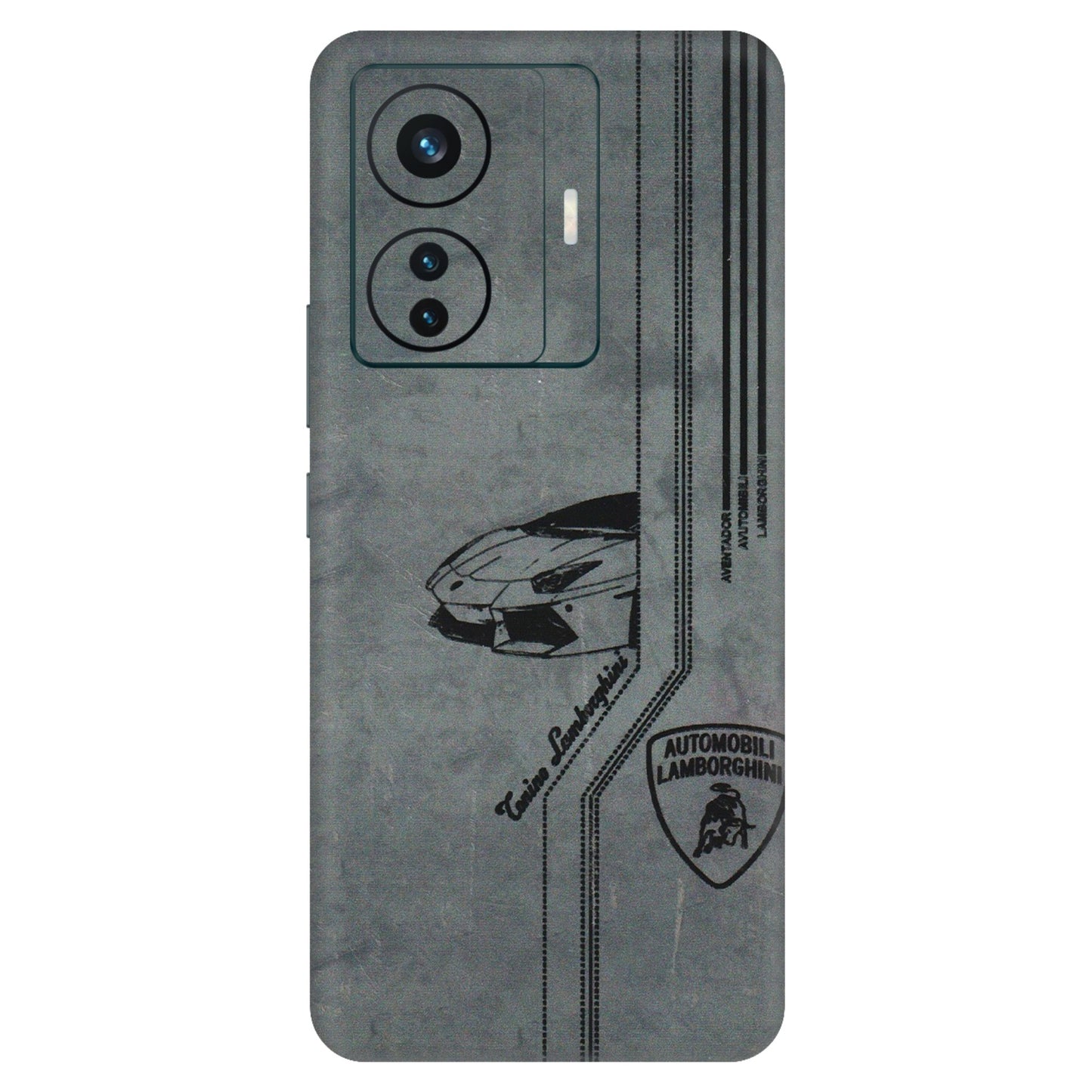 VIVO Z/V/X/T/U/S Series Phone Skins (All Models) - New Lamborgini Aventador - 3D Embossed Finish (L-321) Vivo T1 Pro (5G)