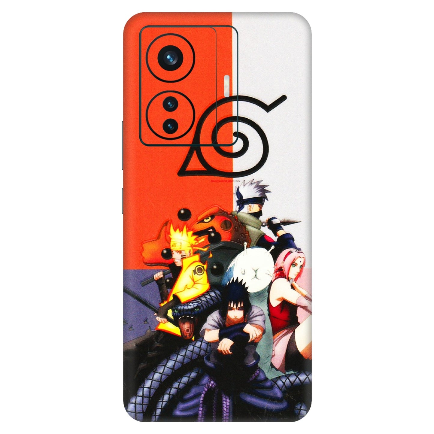 VIVO Z/V/X/T/U/S Series Phone Skins (All Models) - Naruto Final Fight - 3D Embossed Finish (L-33) Vivo T1 Pro (5G)
