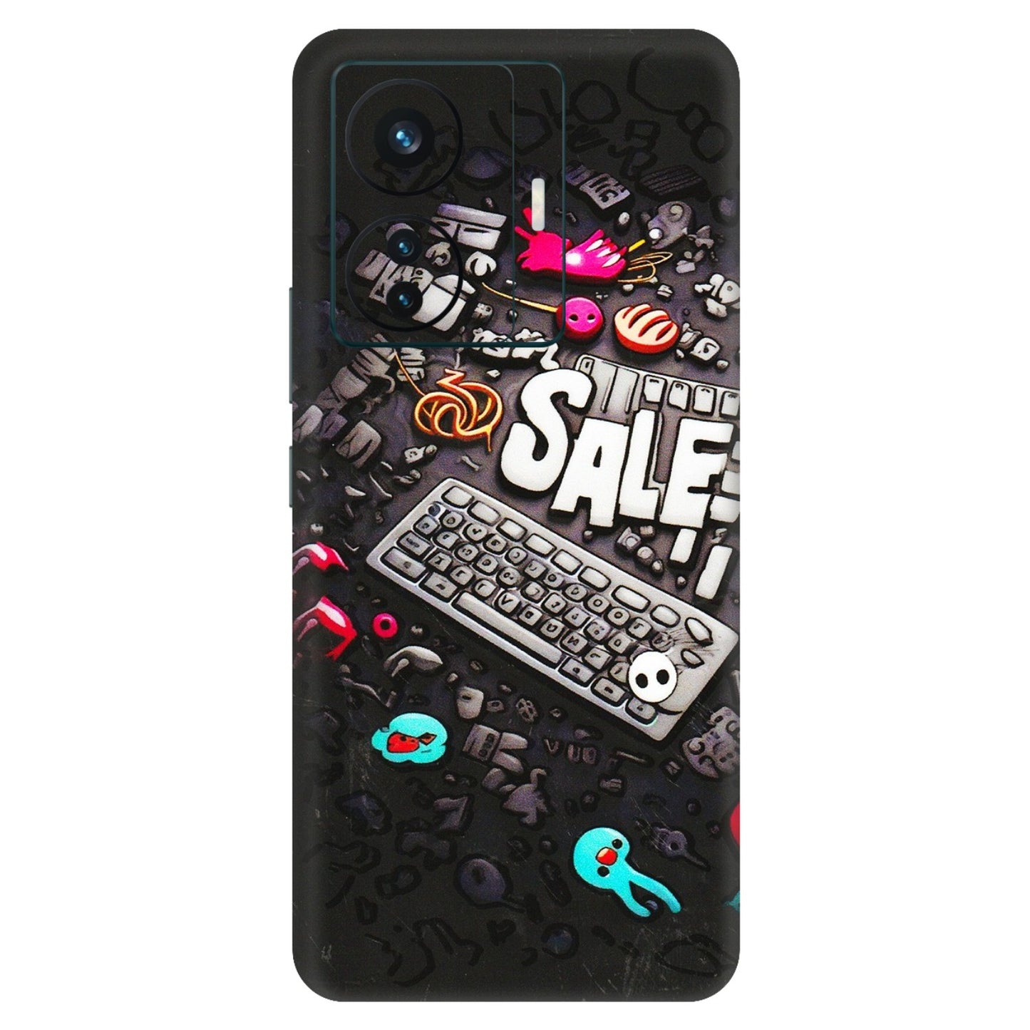VIVO Z/V/X/T/U/S Series Phone Skins (All Models) - Gadgets Sale - 3D Embossed Finish (L-50) Vivo T1 Pro (5G)