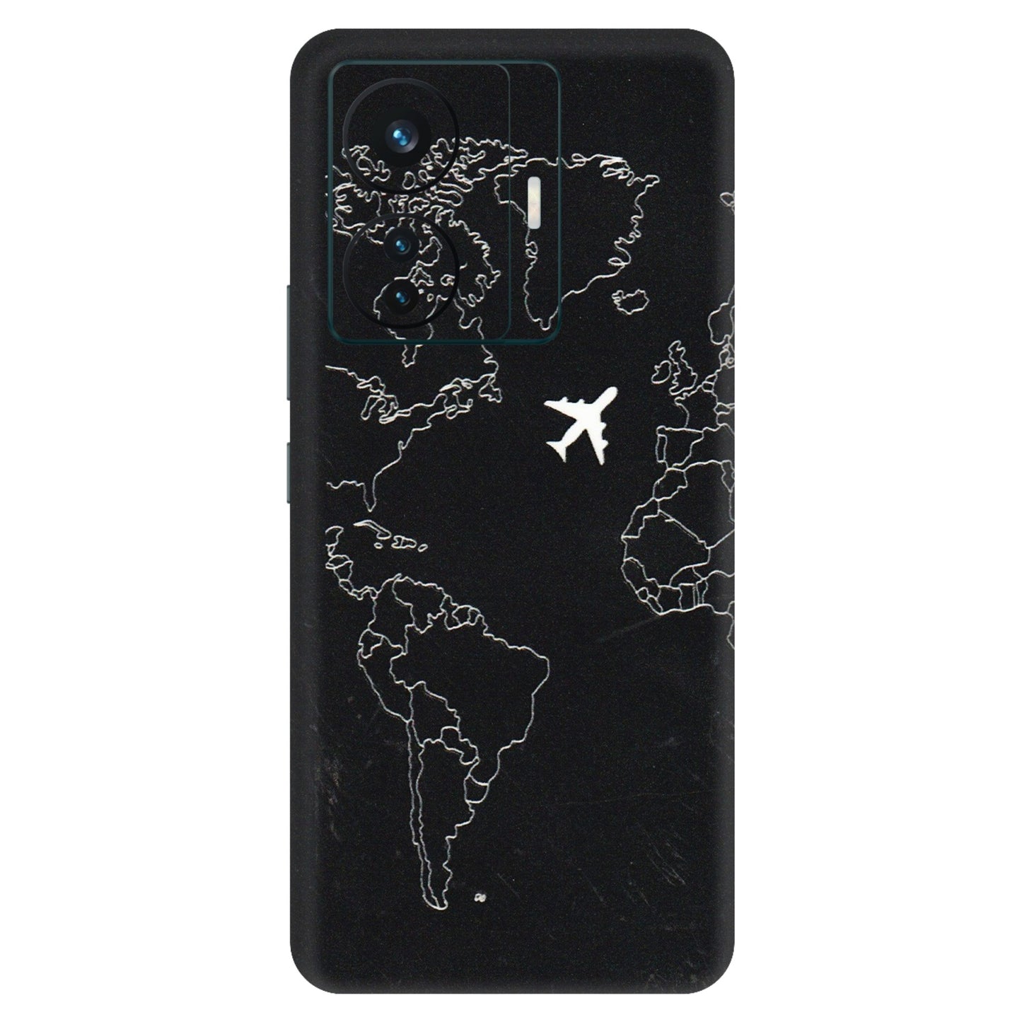 VIVO Z/V/X/T/U/S Series Phone Skins (All Models) - Never Ending Travel - 3D Embossed Finish (L-79) Vivo T1 Pro (5G)
