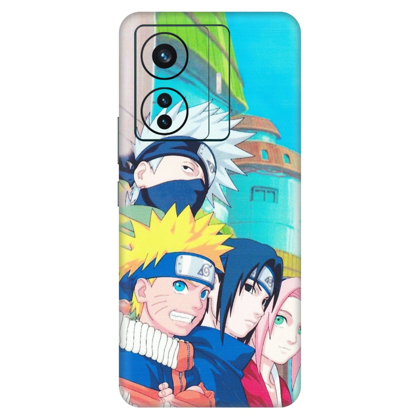 VIVO Z/V/X/T/U/S Series Phone Skins (All Models) - Team Minato And Kakashi - Matte Finish (M-101) Vivo T1 Pro (5G)