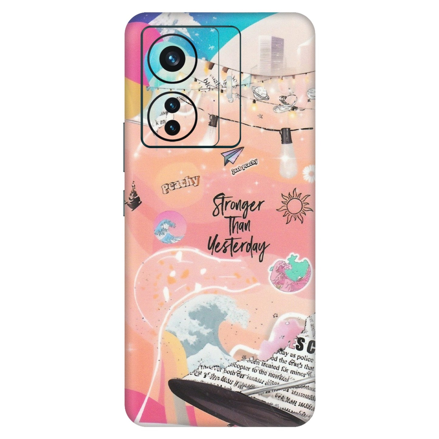 VIVO Z/V/X/T/U/S Series Phone Skins (All Models) - Stronger Then Yesterday - Matte Finish (M-128) Vivo T1 Pro (5G)