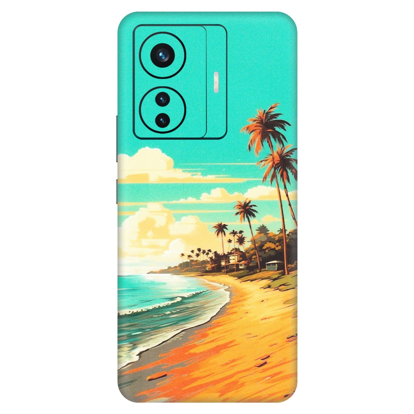 VIVO Z/V/X/T/U/S Series Phone Skins (All Models) - Miami Beach - Matte Finish (M-136) Vivo T1 Pro (5G)