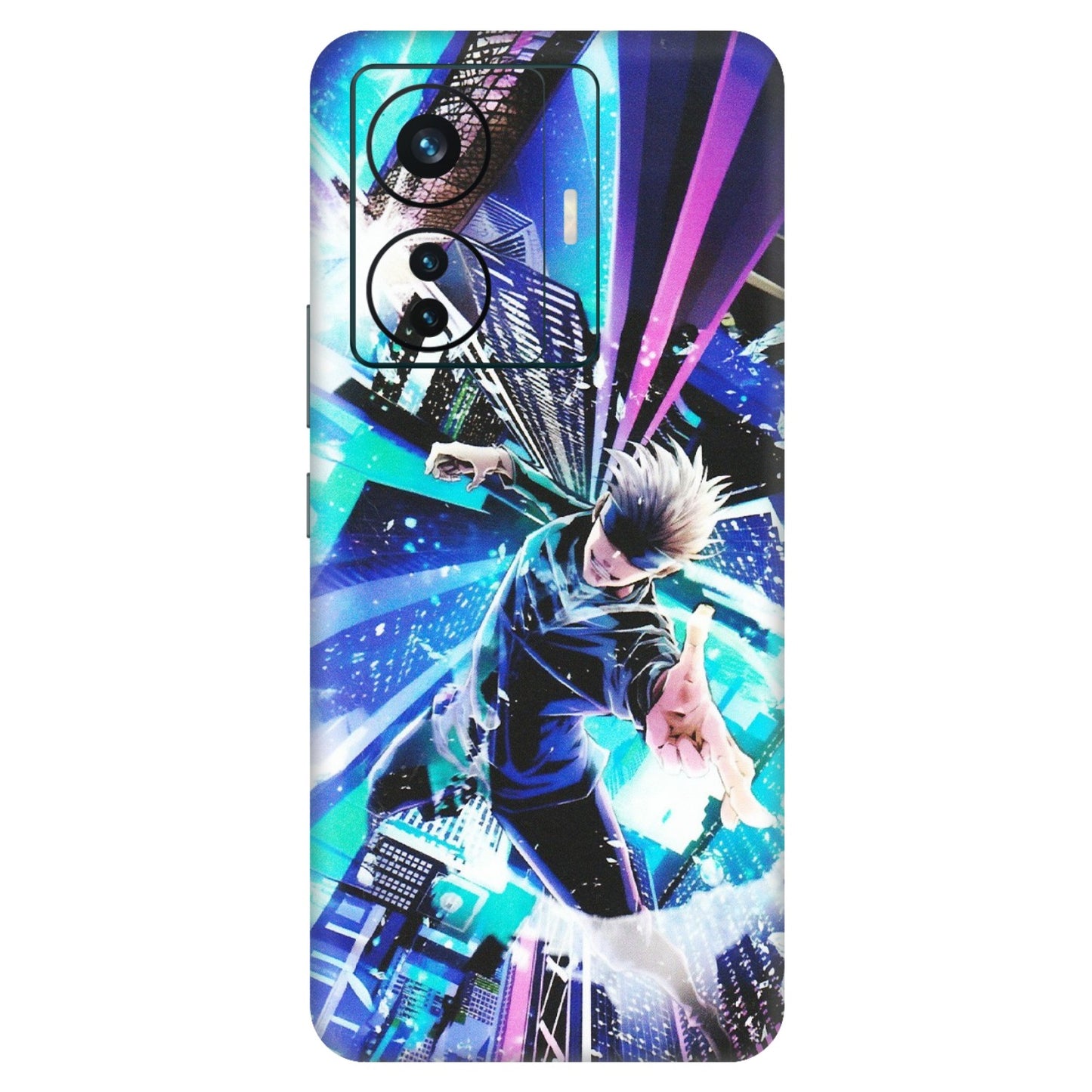 VIVO Z/V/X/T/U/S Series Phone Skins (All Models) - Manga Action Jujustu Kaisen Anime - Matte Finish (M-155) Vivo T1 Pro (5G)