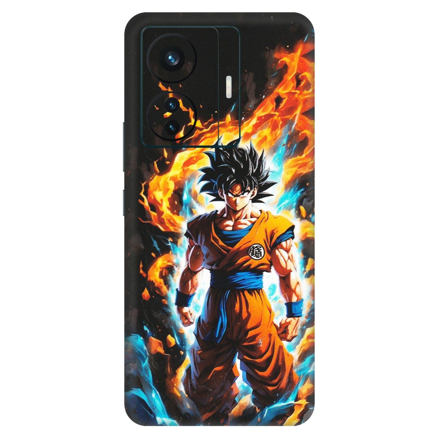 VIVO Z/V/X/T/U/S Series Phone Skins (All Models) - Goku Transformation Anime - Matte Finish (M-159) Vivo T1 Pro (5G)