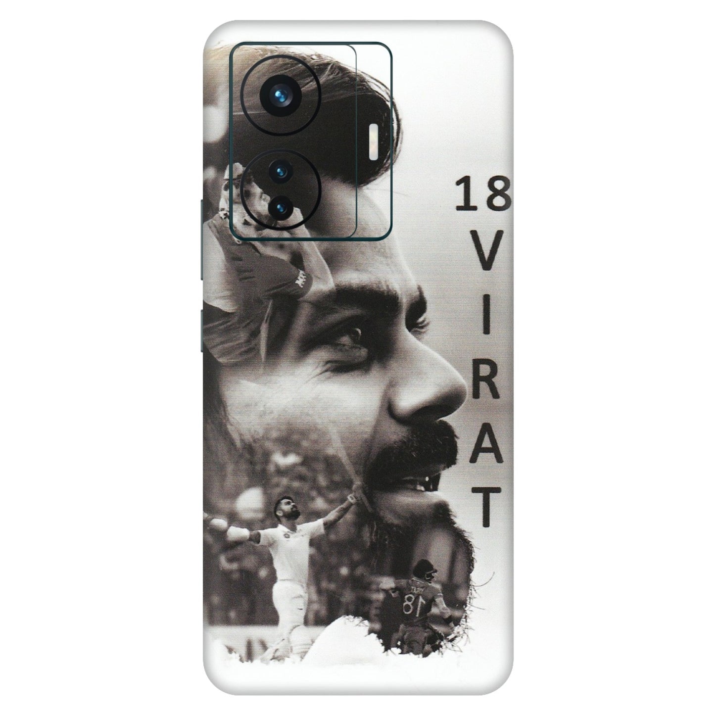 VIVO Z/V/X/T/U/S Series Phone Skins (All Models) - Virat Kohli Cricketer - Matte Finish (M-163) Vivo T1 Pro (5G)