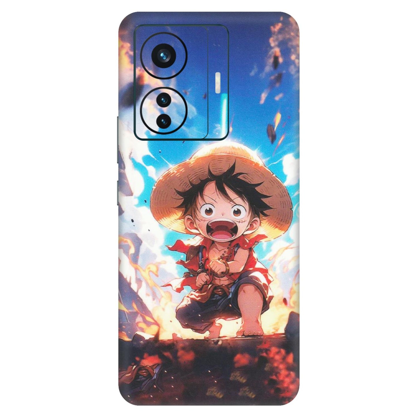 VIVO Z/V/X/T/U/S Series Phone Skins (All Models) - Toon One Piece Cute Character - Matte Finish (M-35) Vivo T1 Pro (5G)