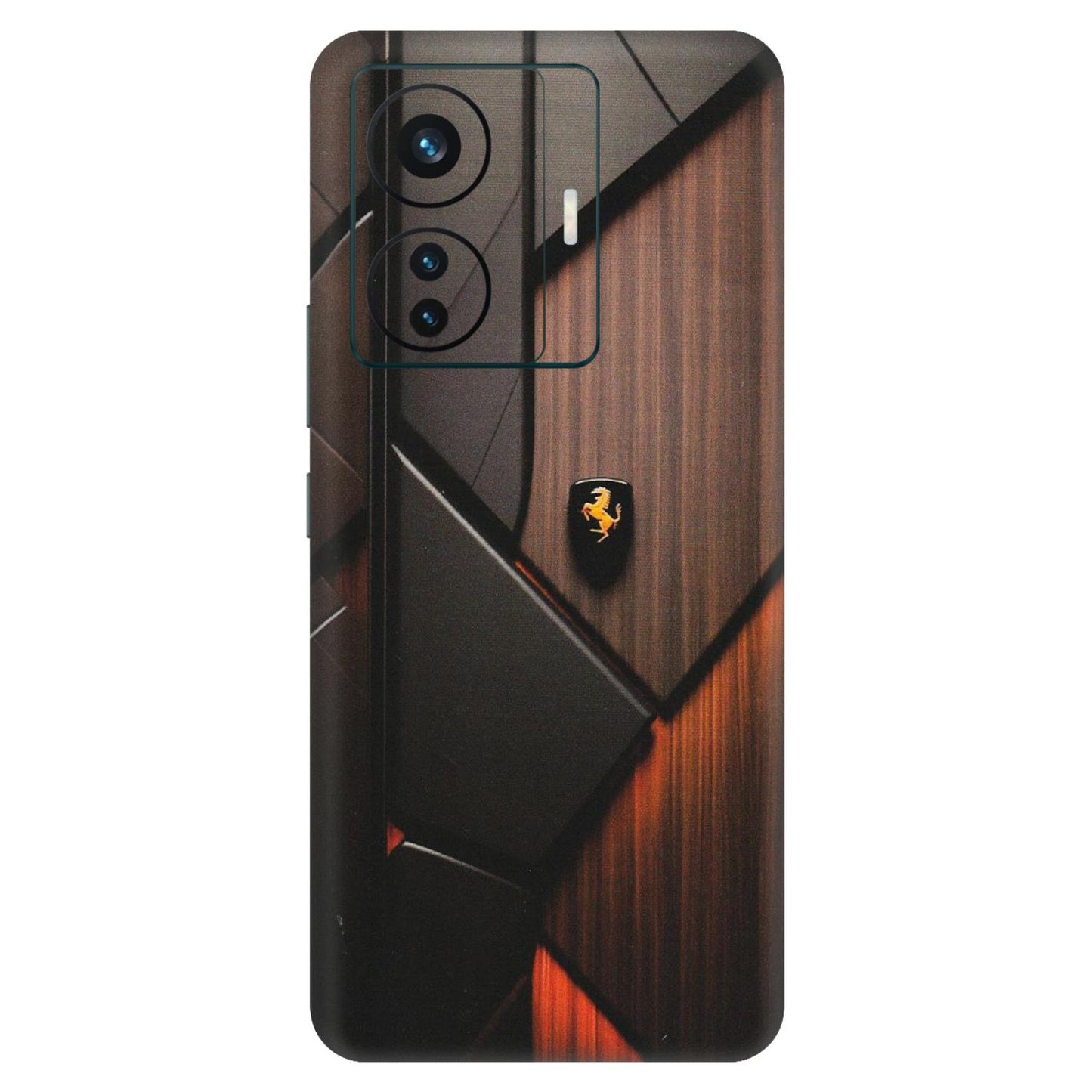 VIVO Z/V/X/T/U/S Series Phone Skins (All Models) - Lambo Beauty Wood Pattern Sober - Matte Finish (M-51) Vivo T1 Pro (5G)