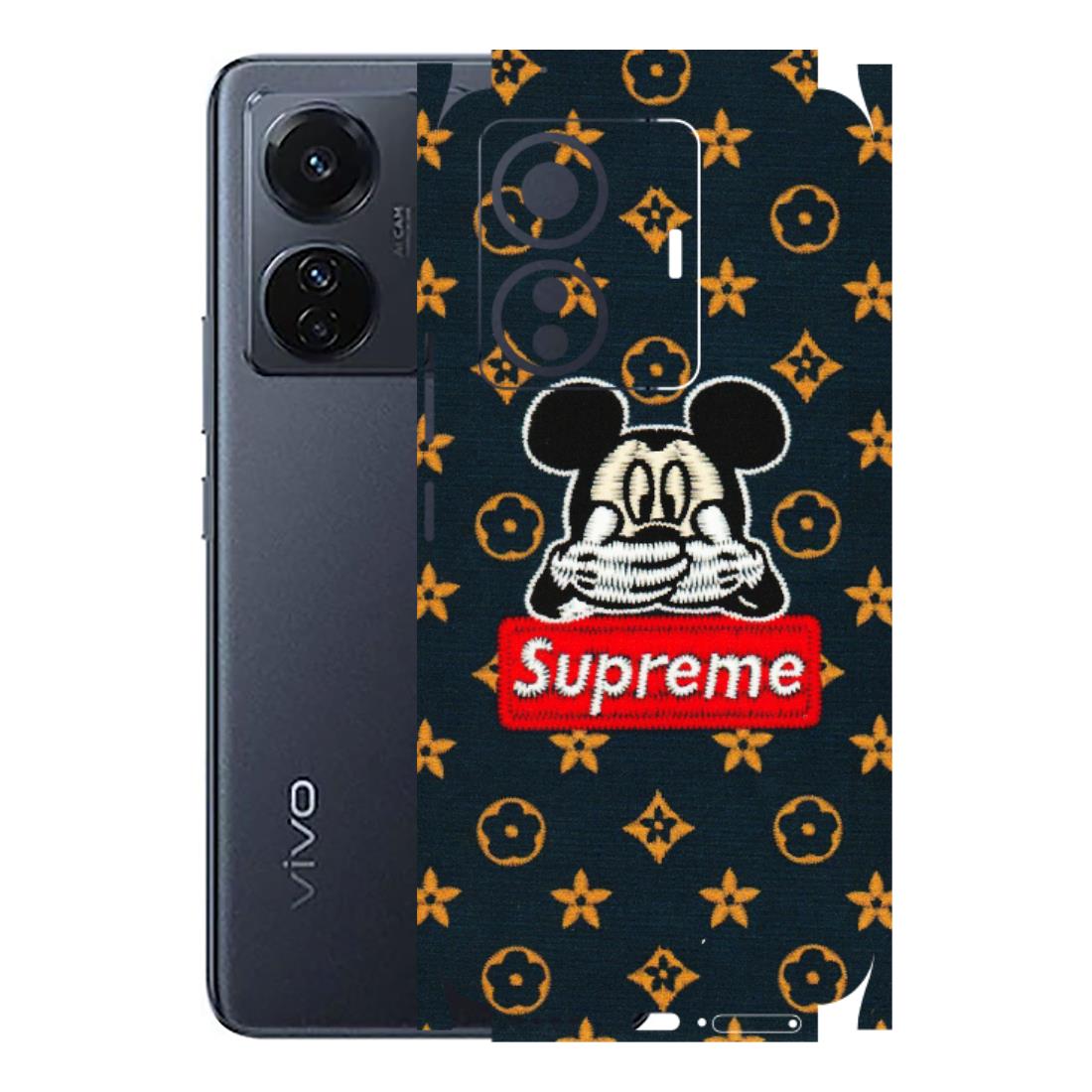 VIVO Z/V/X/T/U/S Series Phone Skins (All Models) - Mickey Supreme - Matte Finish (M-83) Vivo T1 Pro (5G)