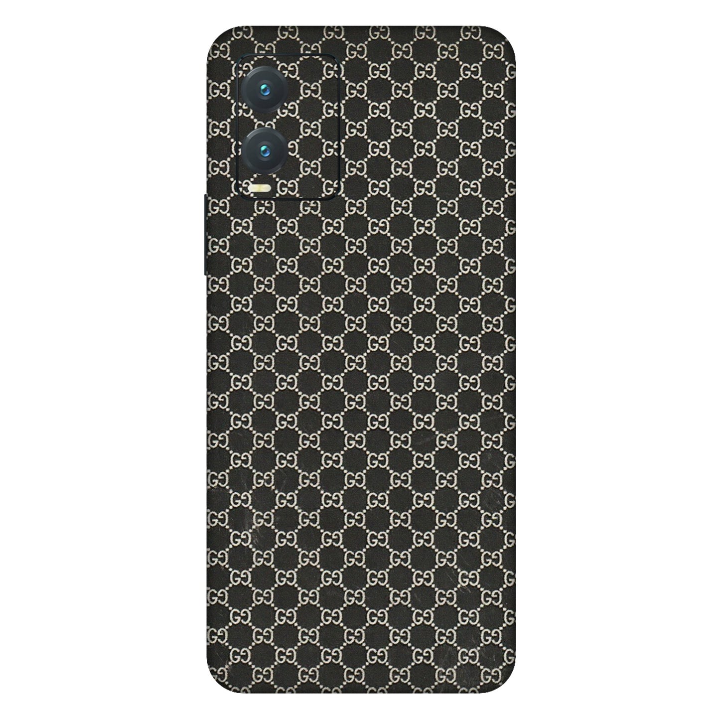 VIVO Z/V/X/T/U/S Series Phone Skins (All Models) - Black G Print - 3D Embossed Finish (L-109) Vivo T1X