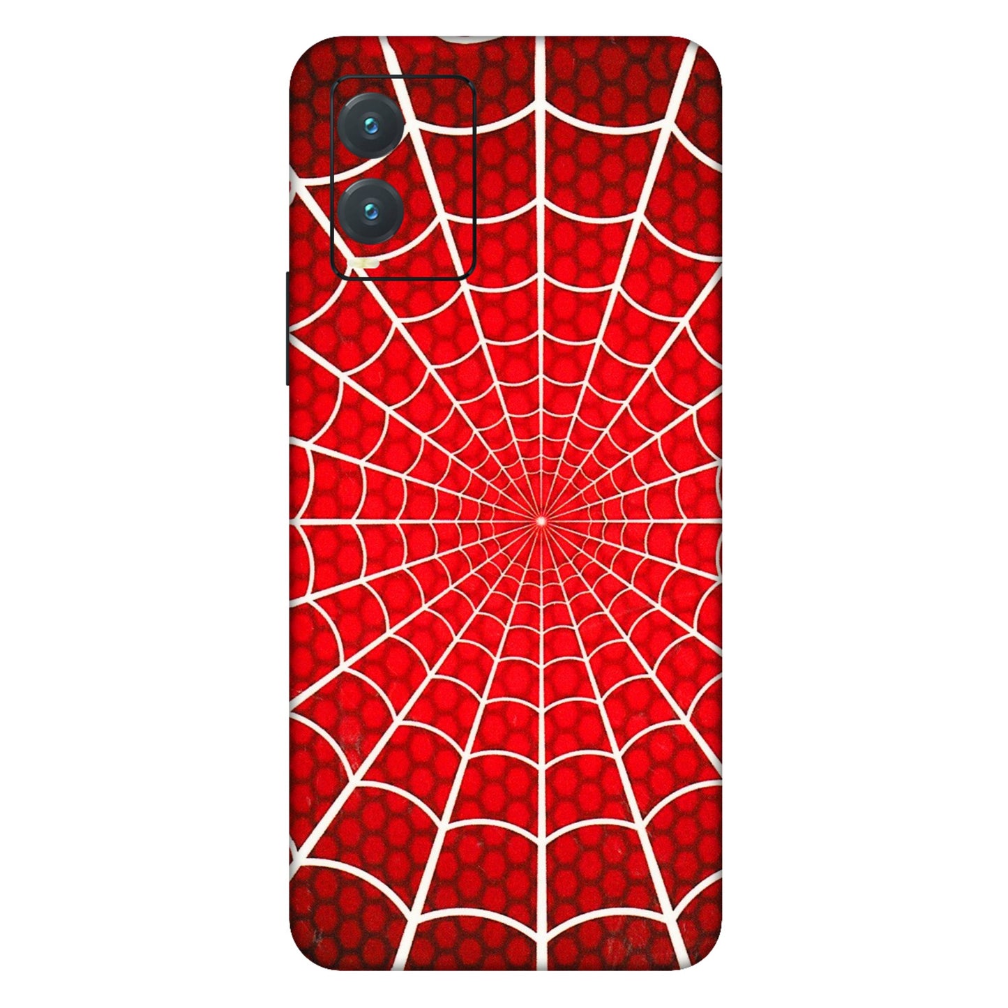 VIVO Z/V/X/T/U/S Series Phone Skins (All Models) - Classic Spidey Web - 3D Embossed Finish (L-115) Vivo T1X