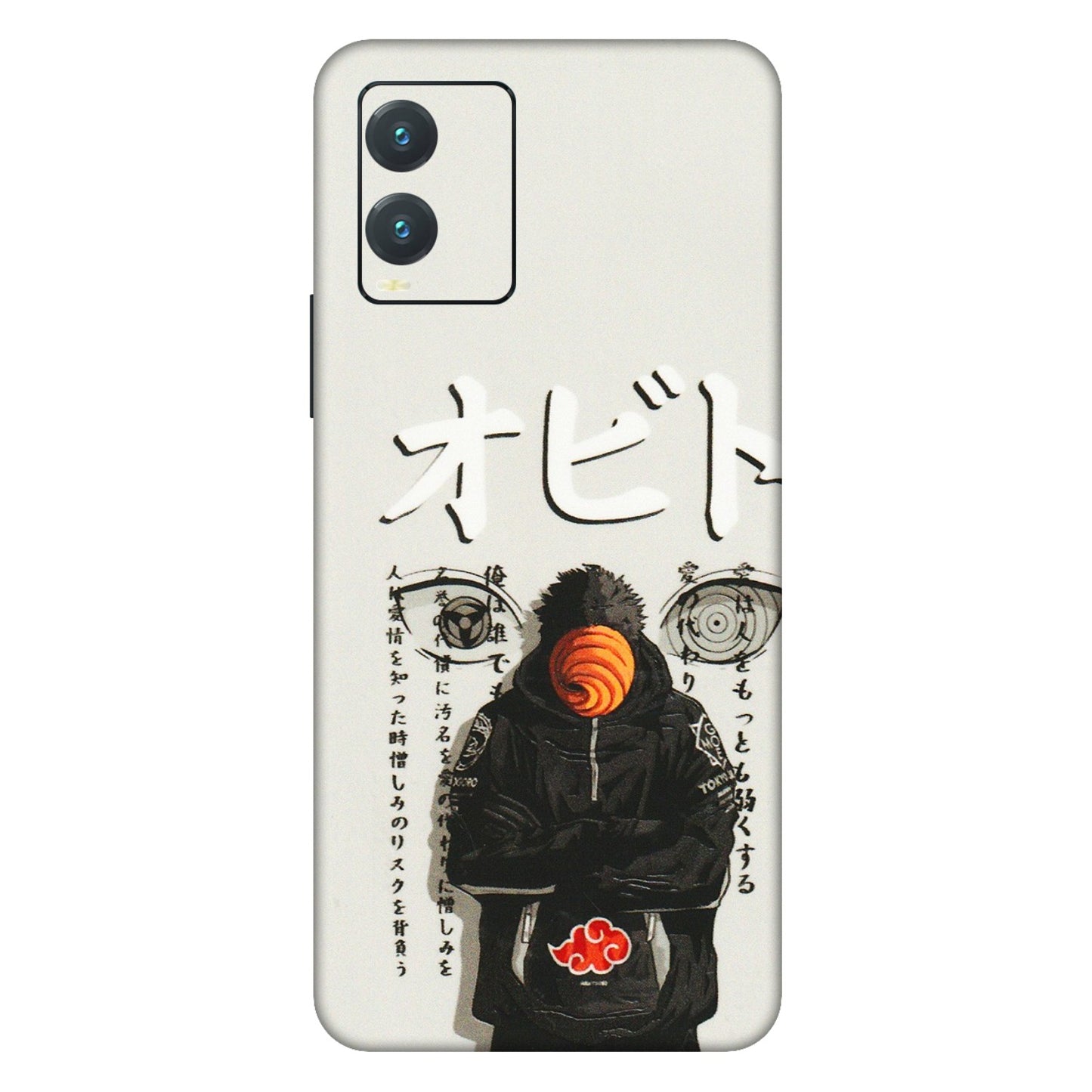 VIVO Z/V/X/T/U/S Series Phone Skins (All Models) - Obito Anime Eye - 3D Embossed Finish (L-19) Vivo T1X