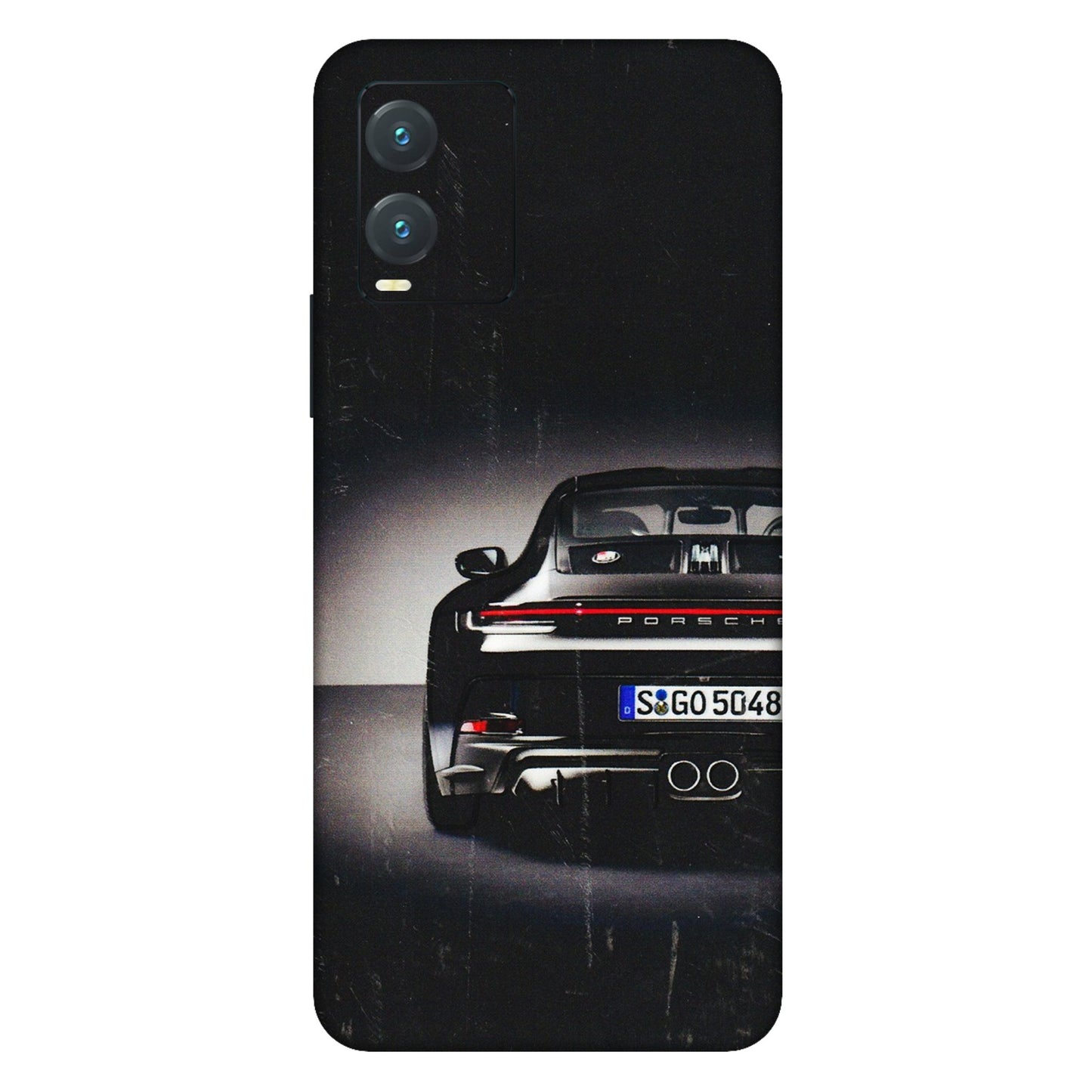 VIVO Z/V/X/T/U/S Series Phone Skins (All Models) - New Black Porsche GT3 - 3D Embossed Finish (L-327) Vivo T1X