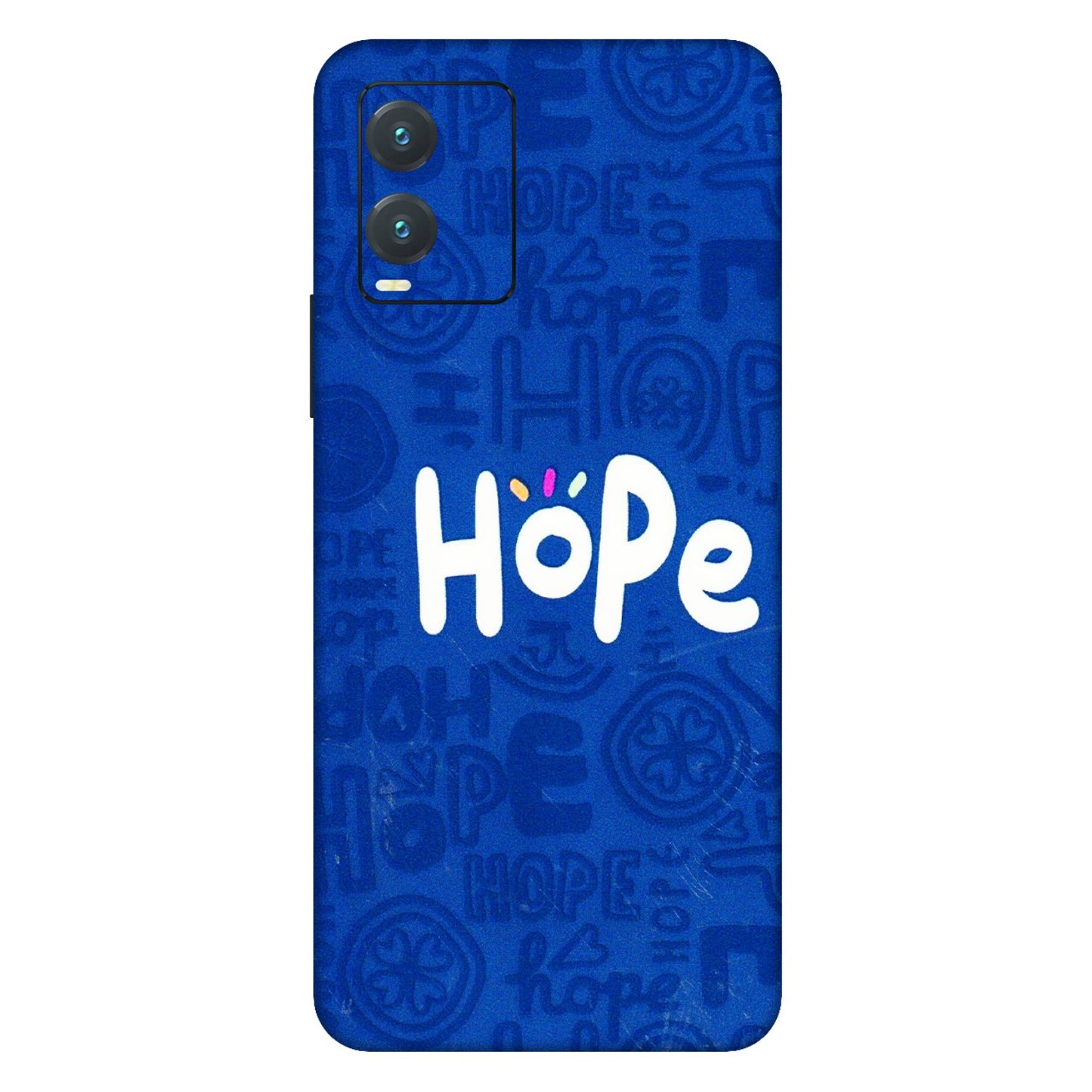 VIVO Z/V/X/T/U/S Series Phone Skins (All Models) - Hope Doodles Blue - 3D Embossed Finish (L-43) Vivo T1X