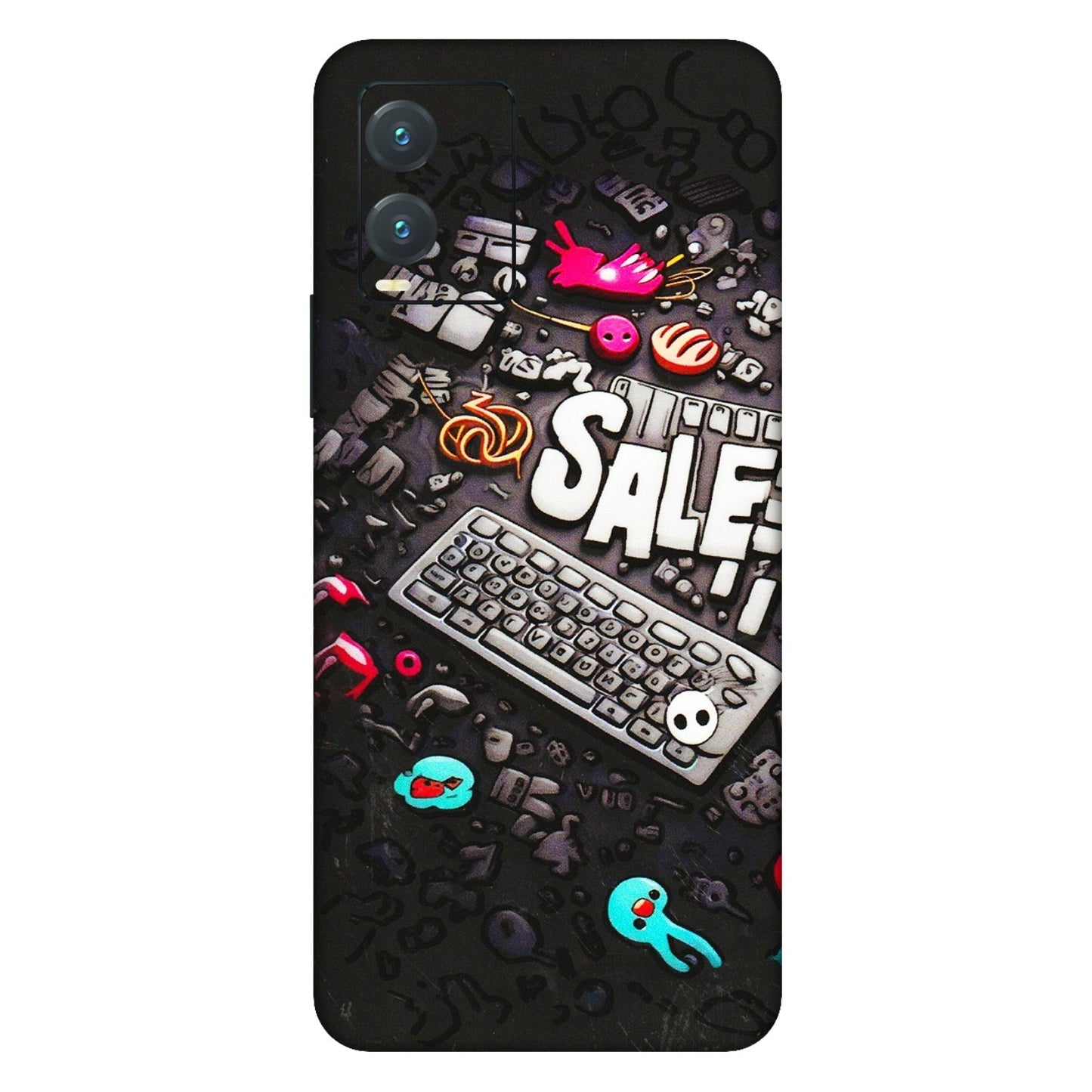 VIVO Z/V/X/T/U/S Series Phone Skins (All Models) - Gadgets Sale - 3D Embossed Finish (L-50) Vivo T1X