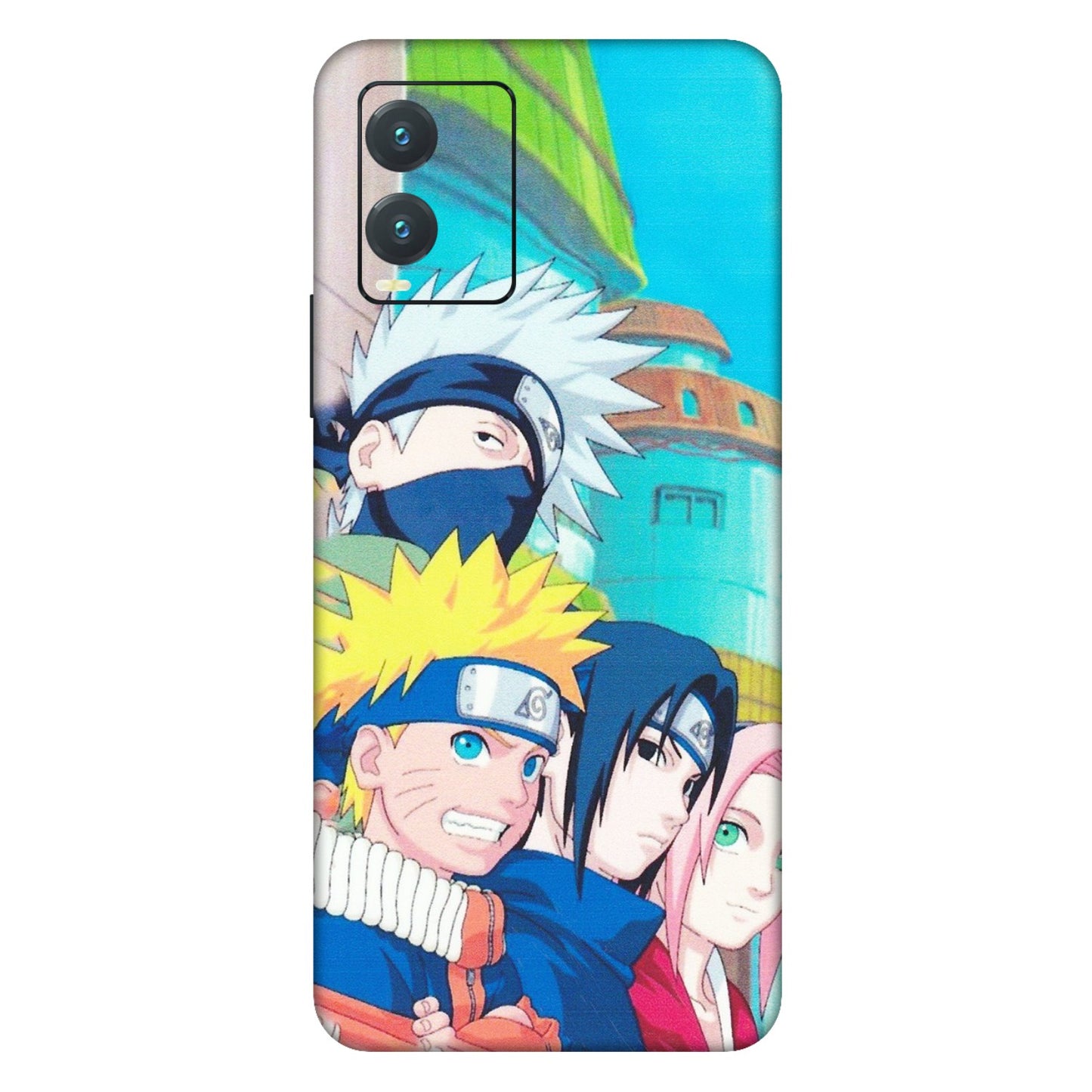 VIVO Z/V/X/T/U/S Series Phone Skins (All Models) - Team Minato And Kakashi - Matte Finish (M-101) Vivo T1X