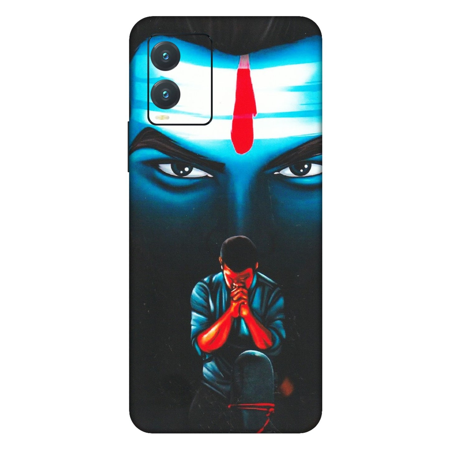 VIVO Z/V/X/T/U/S Series Phone Skins (All Models) - Mahakal Bhakt - Matte Finish (M-112) Vivo T1X