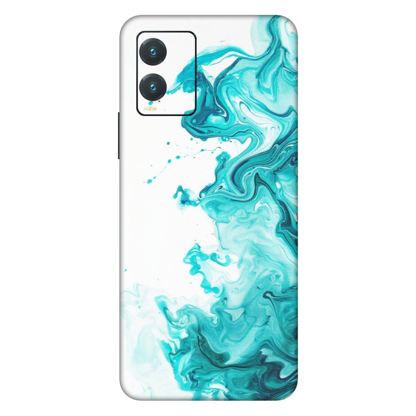 VIVO Z/V/X/T/U/S Series Phone Skins (All Models) - Sky Blue Abstract Colour - Matte Finish (M-146) Vivo T1X