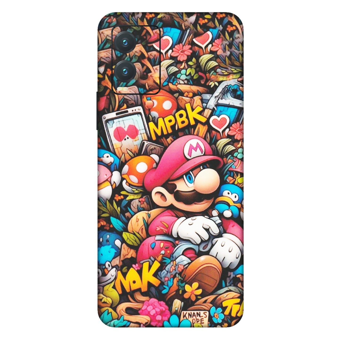 VIVO Z/V/X/T/U/S Series Phone Skins (All Models) - Super Mario Bros Artistic - Matte Finish (M-173) Vivo T1X