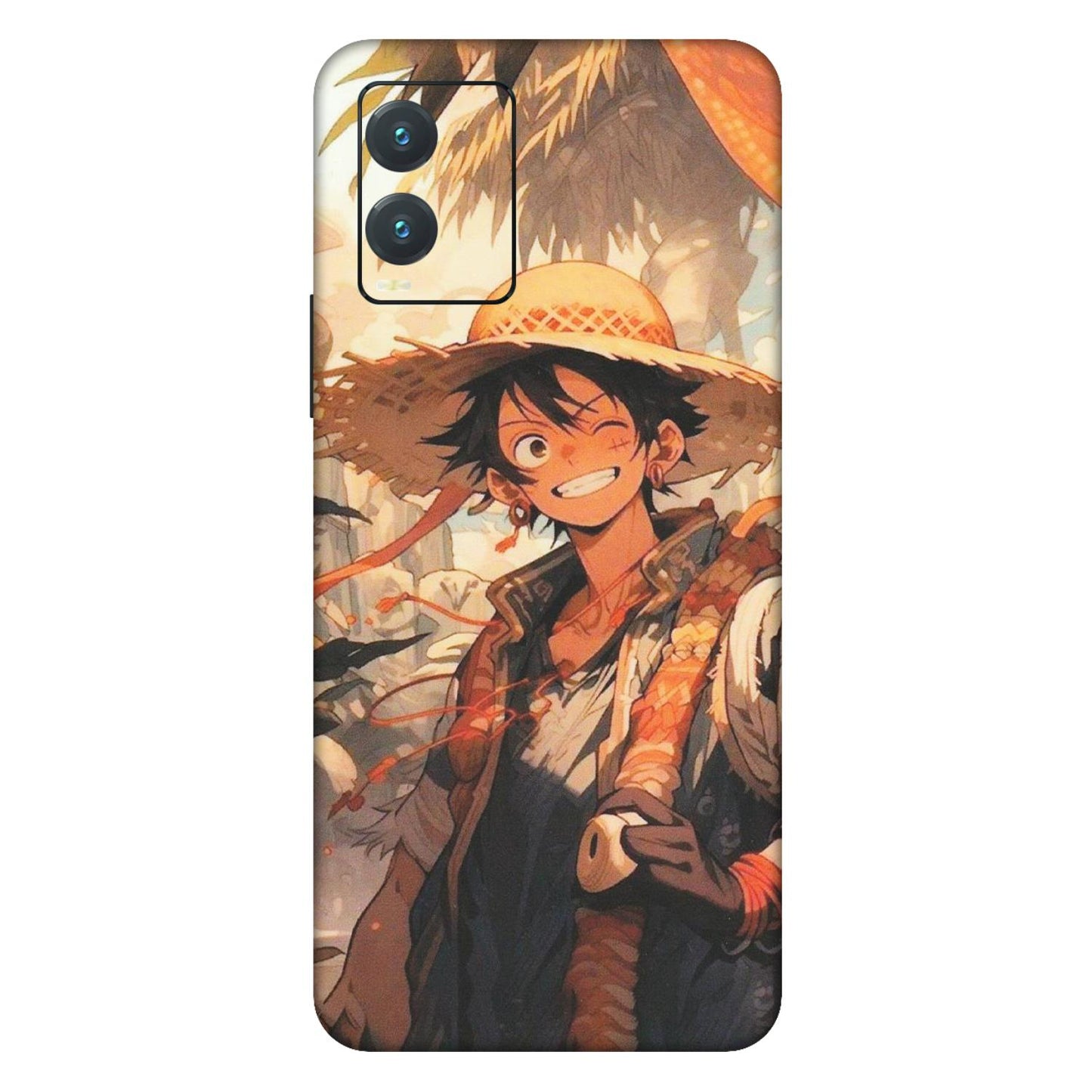 VIVO Z/V/X/T/U/S Series Phone Skins (All Models) - Anime Character Smile - Matte Finish (M-33) Vivo T1X