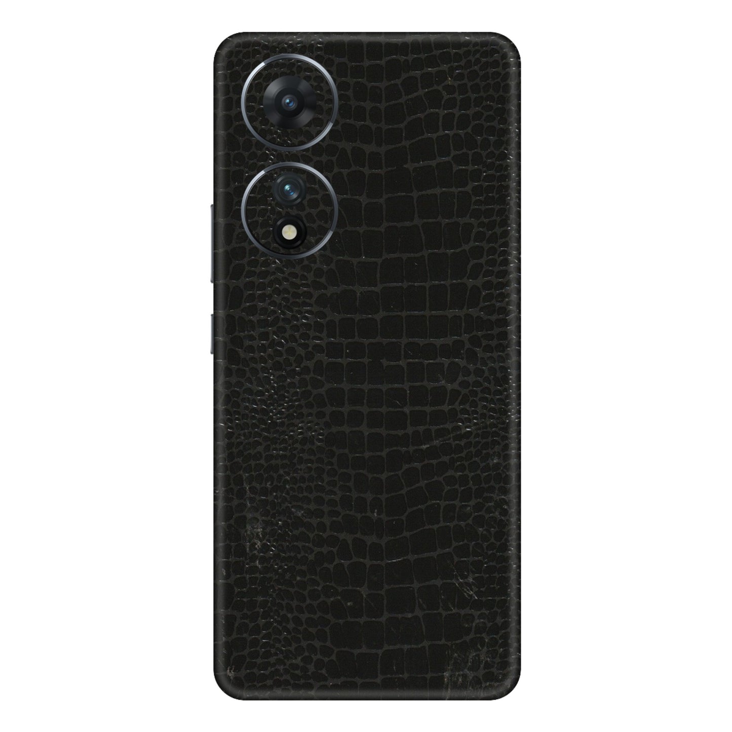 VIVO Z/V/X/T/U/S Series Phone Skins (All Models) - Snake Leather Black - 3D Embossed Finish (L-107) Vivo T2 (5G)
